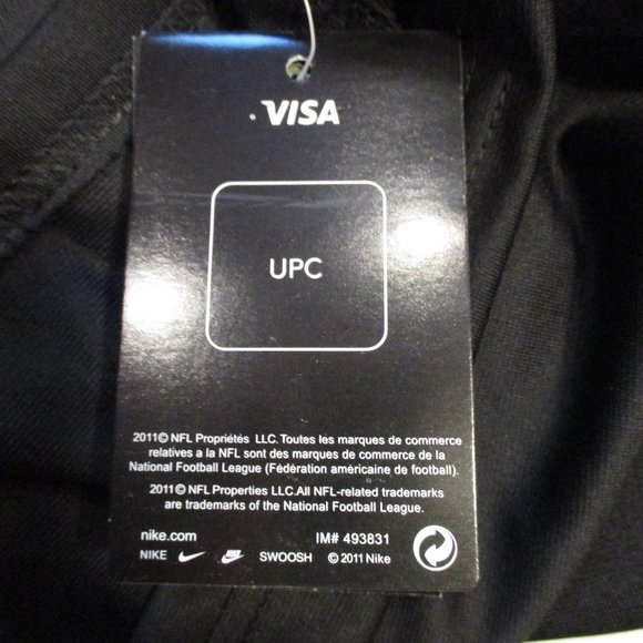 NFL Nike NEW Bangles Blanton Men Large Black Orange White Football Jersey - Picture 11 of 11